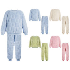 Conjunto de pijamas infantis meninos meninas gola redonda roupa de casa roupas de outono xadrez de pelúcia comprar usado  Enviando para Brazil