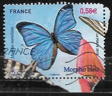 Oblitéré 2010 papillons d'occasion  Châteaugiron