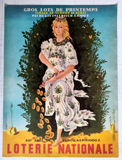 Affiche loterie nationale d'occasion  Chartres