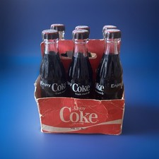 Mini garrafa de Coca-Cola vintage 1970 pacote com 6 com transportador "Aproveite a Coca-Cola" conjunto completo comprar usado  Enviando para Brazil