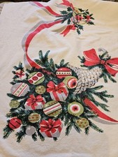 Vintage christmas tablecloth for sale  Norco
