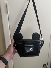 Bolsa de cinto de couro envernizado Mickey comprar usado  Enviando para Brazil