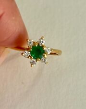 Bague marguerite émeraude d'occasion  Saint-Germain-du-Puy
