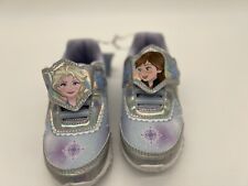 Tênis esportivo Disney Frozen infantil menina Anna & Elsa cintilante iluminado tamanho 6T comprar usado  Enviando para Brazil