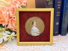 Antique portrait miniature for sale  BURY ST. EDMUNDS