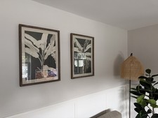 Two vintage framed for sale  HITCHIN