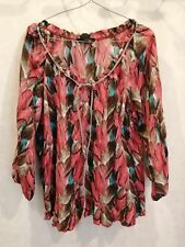 Blouse ample rouge d'occasion  Bourg-de-Thizy