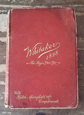 Whitaker almanack 1898 for sale  KNARESBOROUGH