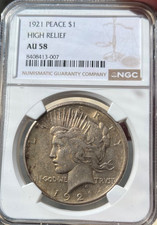 1921 peace silver for sale  USA