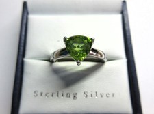 Sterling silver peridot for sale  SCARBOROUGH
