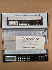 Calculadora de escala científica e eletrônica Casio FX-191 ESTADO PERFEITO na caixa manual - Funciona, usado comprar usado  Enviando para Brazil