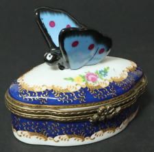 Limoges schmetterling deckeldo gebraucht kaufen  Langweiler