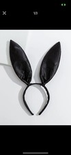 Black fabric bunny for sale  CHESTER