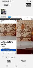 Coppia lettini artigianali usato  Brindisi