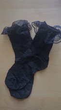 black frilly socks for sale  GOSPORT