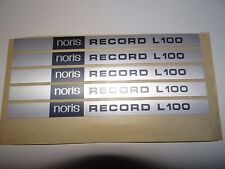 Typenschild noris record gebraucht kaufen  Oldenburg (Oldenburg)