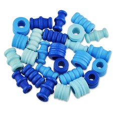 Holzperlen 20mm blau gebraucht kaufen  Röbel