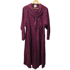 Używany, Laura Ashley Sukienka maxi Rozmiar 10 Bawełna/Wełna Boho Hipisowska Długi rękaw Vintage na sprzedaż  Wysyłka do Poland