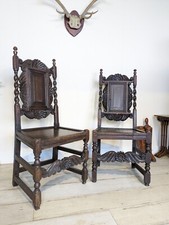 Pair antique oak for sale  SKIPTON
