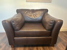 Large brown leather for sale  BELFAST
