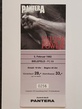Pantera alte konzertkarte gebraucht kaufen  Bielefeld