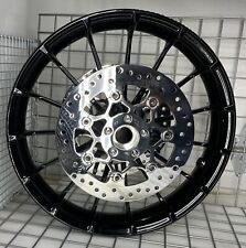 Harley Touring Front Talon Rim 2009 -24 VIDRO PRETO Roda e Rotores TROCA comprar usado  Enviando para Brazil