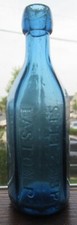 Usado, Base lisa azul lateral Seitz Bro Easton PA Blob Top refrigerante ou garrafa de água mineral comprar usado  Enviando para Brazil