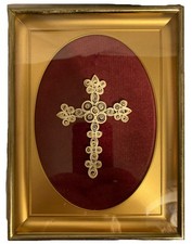 Vintage quilled cross for sale  Granby