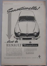 1958 renault dauphine for sale  DARWEN