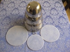 3 Ganchos + tampas vintage retrô 1801 Revere Ware aço inoxidável ninho tigela de mistura comprar usado  Enviando para Brazil