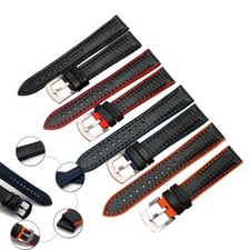 Pulseira de relógio de fibra de carbono/silicone impermeável com fivela para Oris comprar usado  Enviando para Brazil