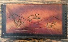 Handmade leather carved for sale  Bridgewater