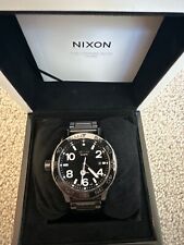 Relógio automático Nixon cerâmica 42-20 todo preto A148001 #0067 comprar usado  Enviando para Brazil