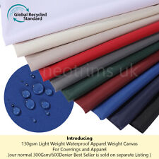 Waterproof canvas fabric for sale  LEICESTER