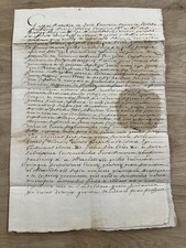 Acte manuscrit 1670 d'occasion  Nîmes