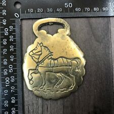 Brass engraved saddled for sale  CULLOMPTON