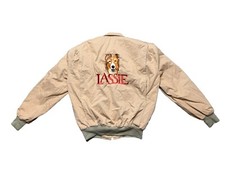 Usado, Jaqueta promocional vintage anos 90 Lassie filme elenco e equipe 1994 Y2K Rough Collie média rara comprar usado  Enviando para Brazil
