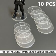 Lote de 10 PIEZAS Base de Soporte para Figura de Acción Serie Negra Star War de 6 pulgadas Juguete de Exhibición segunda mano  Embacar hacia Mexico