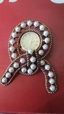 Spilla orologio bigiotteria usato  Milano