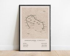 Mappa trekking circuito usato  Spedire a Italy