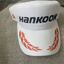 Chapéu Hankook Tire Racing folha laranja 1º branco Snapback comprar usado  Enviando para Brazil