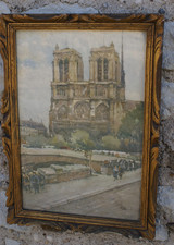 Dame paris aquarelle d'occasion  La Roche-Posay