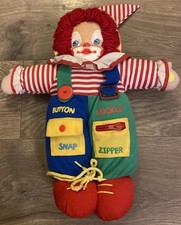 Brinquedo de pelúcia Baby N Things palhaço desenvolvimento motor habilidades finas com luzes música 12" comprar usado  Enviando para Brazil