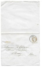Lettre timbré 4cts d'occasion  Corbigny