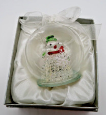 Glass snowman globe for sale  Montgomery