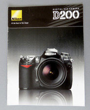 Nikon d200 brochure for sale  BISHOP AUCKLAND