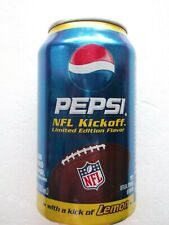 PEPSI NFL KICKOFF CYTRYNOWY Smak 2008 USA Pusta puszka 355ml górnie otwarta LIMITOWANA EDYCJA. na sprzedaż  PL