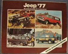 1977 jeep brochure for sale  Olympia