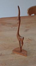Stylized wooden antelope for sale  GAINSBOROUGH
