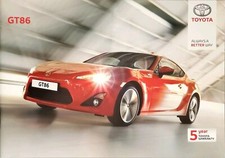 Toyota gt86 brochure for sale Toyota gt86 brochure for sale  BIGGLESWADE